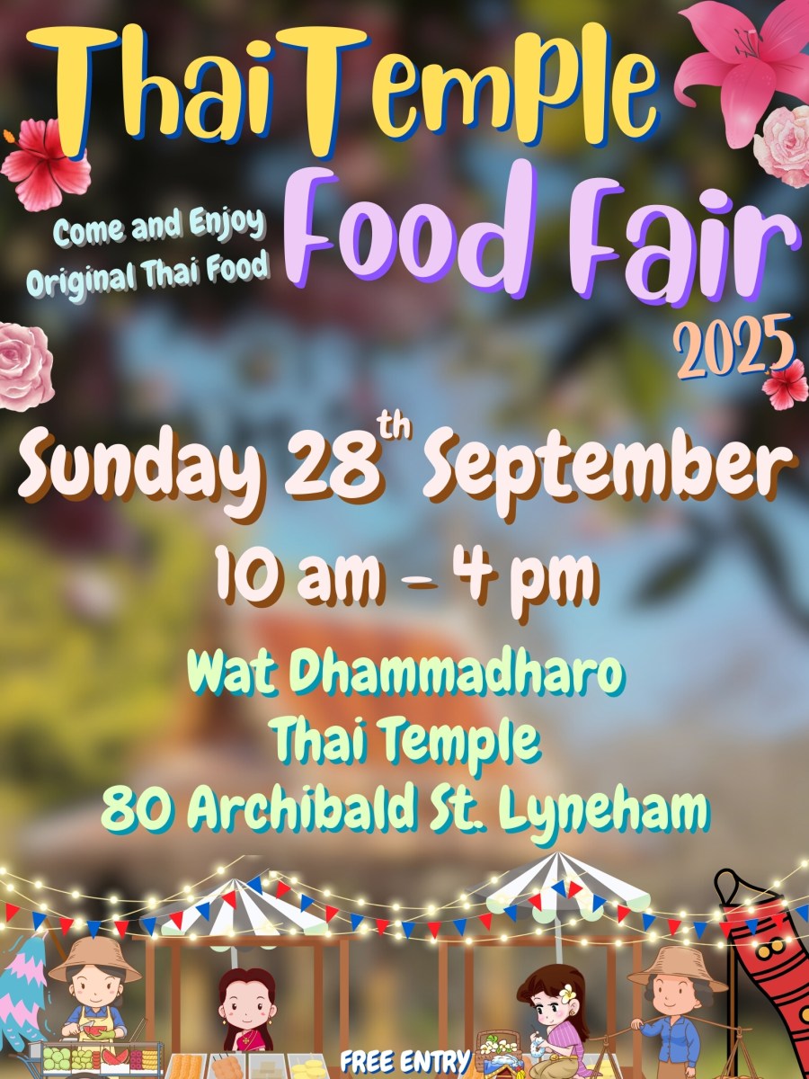 Thai Food Fair 28 September&nbsp;2025